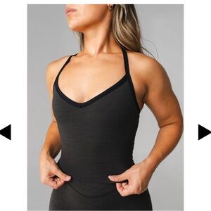 Vitality (Balance Athletica) Daydream V Tank - Midnight Marl